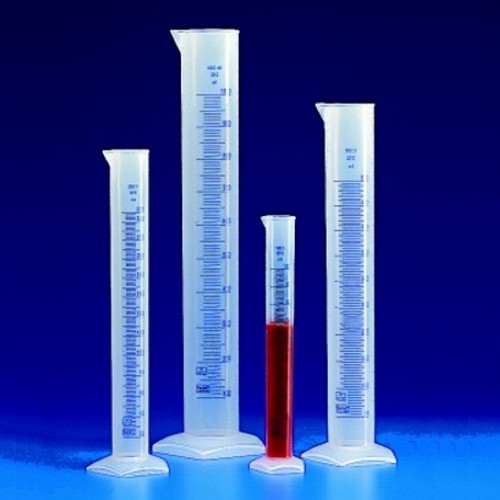 Cylinder miarowy polipropylenowy skalowany z malowaną podziałką 500ml
