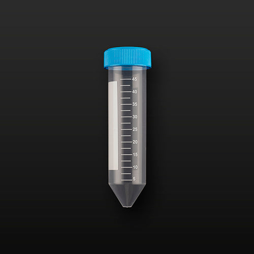 Probówka PP 50ml (30x115mm) stożkowodenna, skalowana, z niebieską nakrętką (50szt)