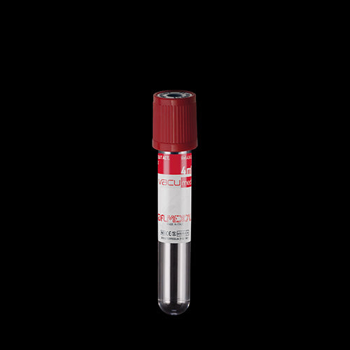 Vacumed® probówka neutralna na 9 ml krwi 16x100mm jałowa, korek czerwony (100szt)