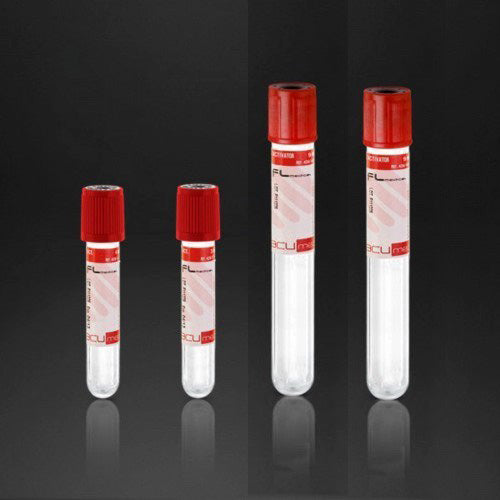 Vacumed® probówka neutralna na 4 ml krwi 13x75mm jałowa, korek czerwony (100szt)