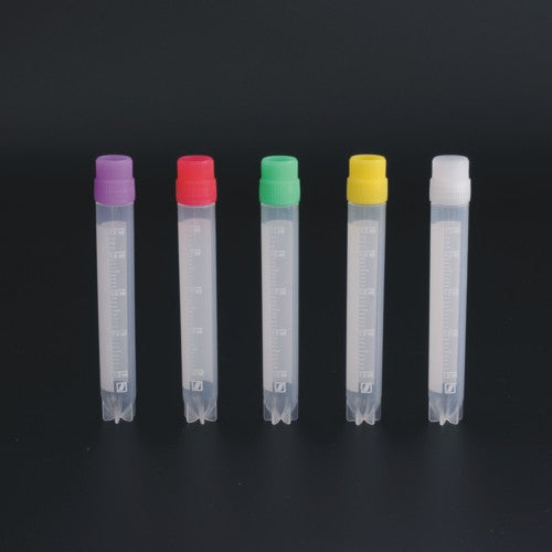 Probówki CryoPure z gwintem zewnętrznym jałowe 5,0ml - białe (25szt)