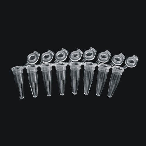 Probówki Multiply® 0,2ml z wieczkiem w modułach po 8szt kolor neutralny autoklawowalne PCR Performance Tested (120szt)