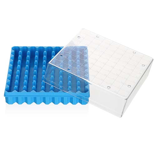 Pudełko PC na 81szt probówek 1 - 2ml (9x9) do głębokiego zamrażania