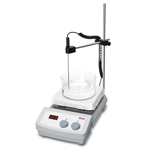 Mieszadło magnetyczne z ceramiczną płytą i grzaniem MS7-H550-S   (DLAB)