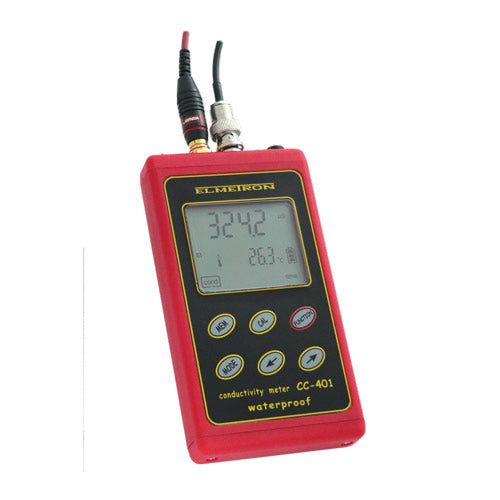 Wodoszczelny konduktometr/solomierz CC-401