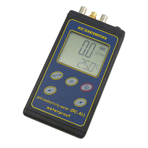 Wodoszczelny pH/konduktometr/solomierz CPC-411