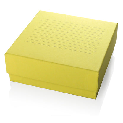 Pudełko kartonowe 134x134x51mm na 100szt probówek 2/5ml do głębokiego zamrażania, białe