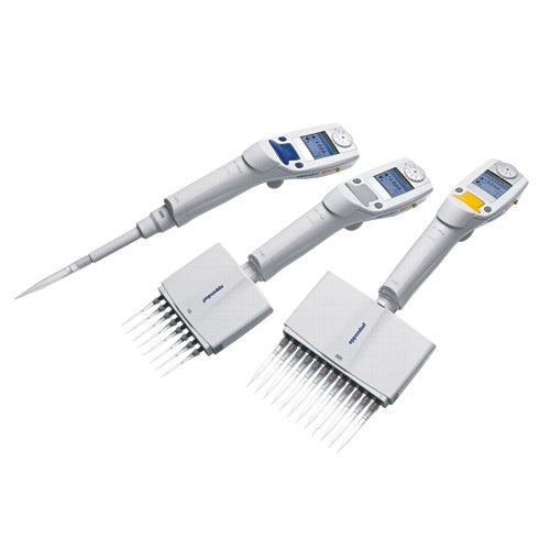 Mikropipeta elektroniczna Eppendorf Xplorer®  0,5-10µl 8 kanałowa (dźwigienka średnioszara) z adapterem do ładowania  4861000104