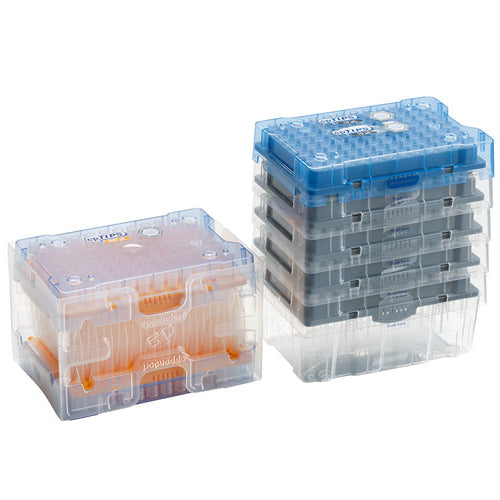 Końcówki do pipet automatycznych 50 - 1000 µl Biopur Eppendorf Racks (5 statywów po 96 szt) 0030075250