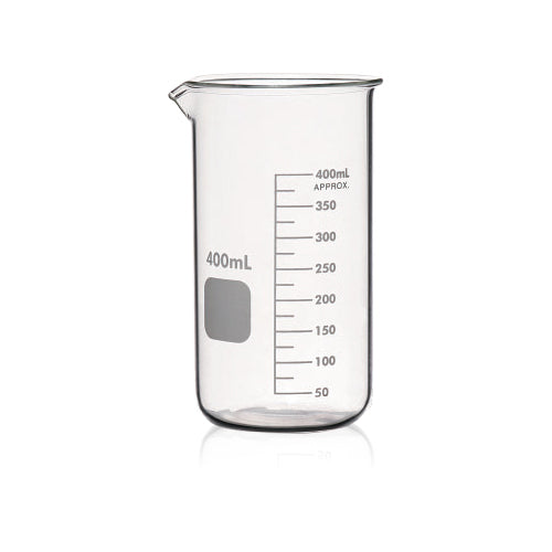 Zlewka szklana wysoka z wylewem 400 ml