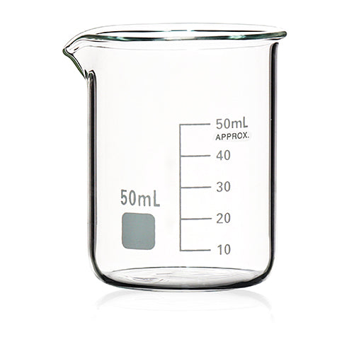 Zlewka szklana niska HEAVY DUTY z wylewem 4000 ml z nadrukiem ze szkła boroslilikatowego