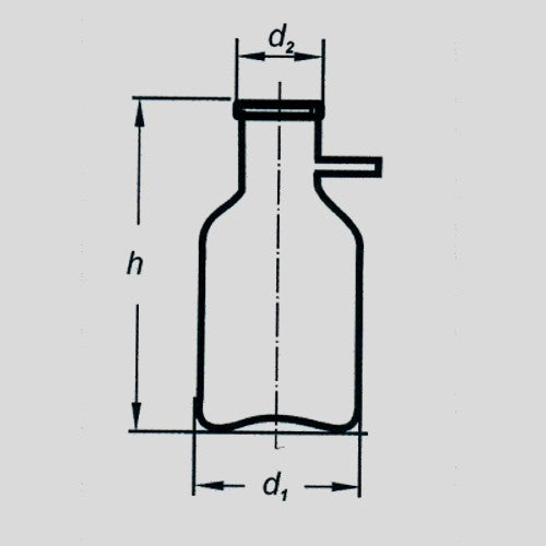 Kolba filtracyjna cylindryczno-stożkowa ze szklanym tubusem 10 000 ml  SIMAX