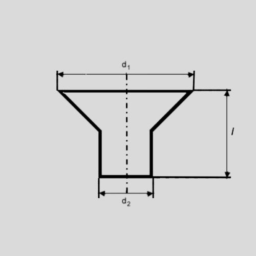 Lejek szklany do materiałów sypkich śr. 160mm  SIMAX