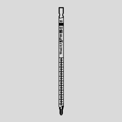 Pipeta szklana wielomiarowa z paskiem Schellbacha klasy A 1 ml