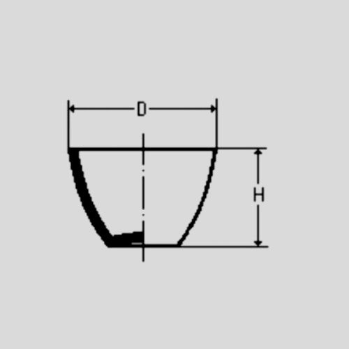 Tygiel porcelanowy niski 10 ml  JIPO