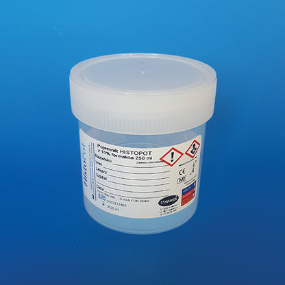 Pojemnik HISTOPOT 125 ml z 10% formaliną (36szt)
