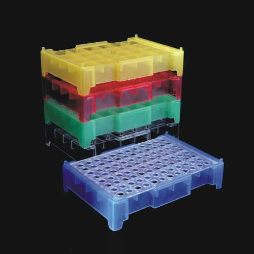 Statyw do tacy na pojedyncze probówki oraz do 96 miejscowych płytek Multiply® 0,2ml neutralny (5szt)