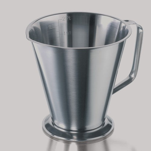 Zlewka stożkowa 500ml z uchwytem ze stali nierdzewnej, skalowana