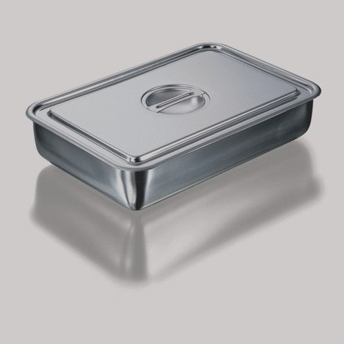 Kuweta z przykrywką 230x135mm ze stali nierdzewnej