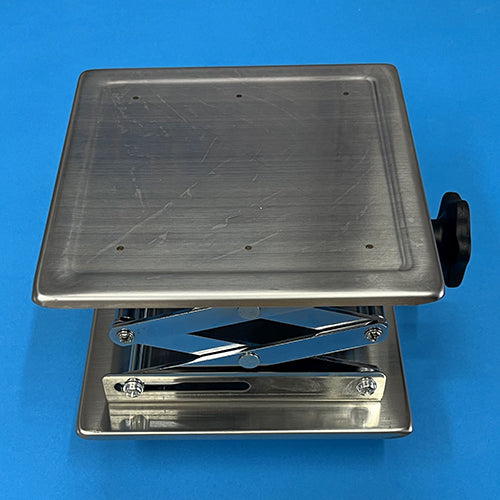 Podnośnik laboratoryjny 200x200mm ze stali nierdzewnej
