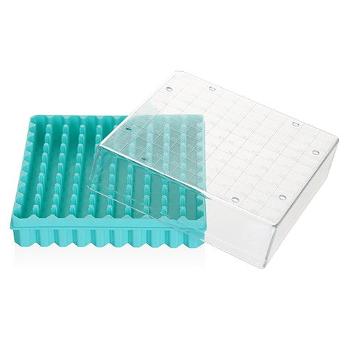 Pudełko PC na 100szt probówek 1 - 2ml (10x10) do głębokiego zamrażania