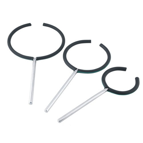 Pierścień otwarty 30mm statywu laboratoryjnego, metalowy, chromowany, powlekany