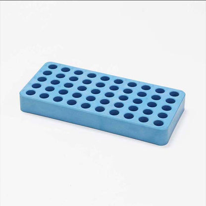 Statyw 208x93x25mm na probówki kriogeniczne niebieski