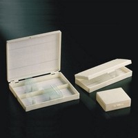Pudełka plastikowe na szkiełka mikroskopowe